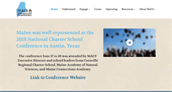 Desktop Screenshot of mainecharterschools.org